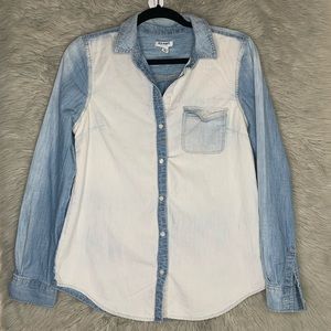 - Old Navy denim bottom down long sleeve